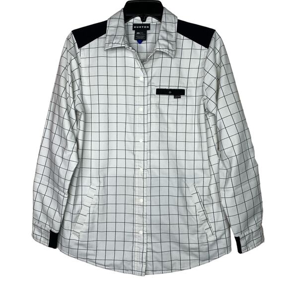 Burton Women's Favorite Performance Long Sleeve Flannel Shirt Shacket Size XS - Picture 2 of 9